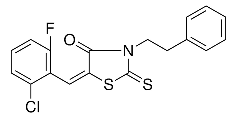 Sigma-Aldrich 5-(2-CHLORO-6-FLUORO-BENZYLIDENE)-3-PHENETHYL-2-THIOXO-THIAZOLIDIN-4-ONE,AldrichCPR