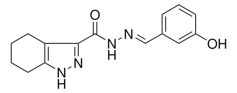 Sigma-Aldrich 4,5,6,7-TETRAHYDRO-1H-INDAZOLE-3-CARBOXYLIC ACID (3-HO-BENZYLIDENE)-HYDRAZIDE,AldrichCPR
