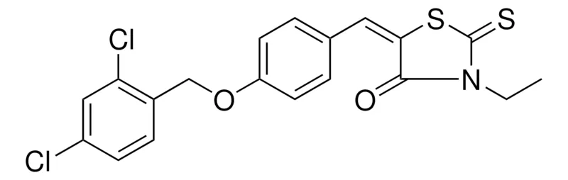 Sigma-Aldrich 5-(4-(2,4-DICHLORO-BENZYLOXY)-BENZYLIDENE)-3-ETHYL-2-THIOXO-THIAZOLIDIN-4-ONE,AldrichCPR