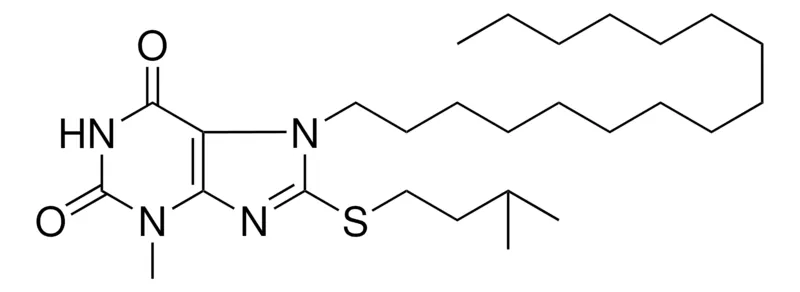 Sigma-Aldrich 7-HEXADECYL-3-METHYL-8-(3-METHYL-BUTYLSULFANYL)-3,7-DIHYDRO-PURINE-2,6-DIONE，AldrichCPR