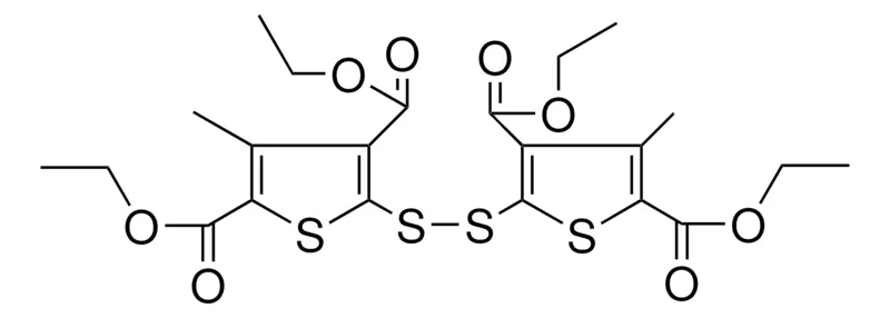 Sigma-Aldrich TETRAETHYL 5,5'-DISULFANEDIYLBIS(3-METHYLTHIOPHENE-2,4-DICARBOXYLATE)，AldrichCPR
