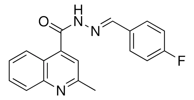 Sigma-Aldrich 2-METHYL-QUINOLINE-4-CARBOXYLIC ACID (4-FLUORO-BENZYLIDENE)-HYDRAZIDE,AldrichCPR