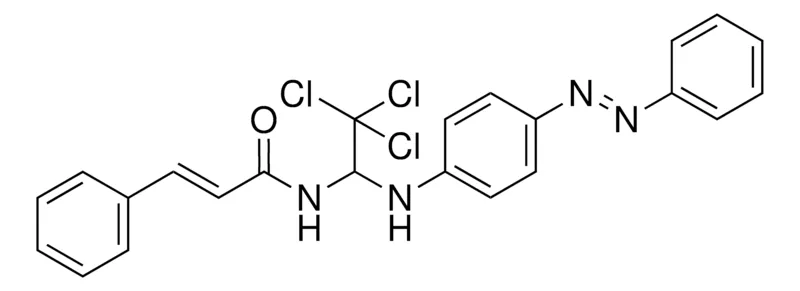 Sigma-Aldrich 3-PHENYL-N-(2,2,2-TRICHLORO-1-(4-PHENYLAZO-PHENYLAMINO)-ETHYL)-ACRYLAMIDE,AldrichCPR