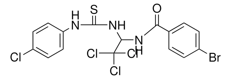 Sigma-Aldrich 4-BROMO-N-(2,2,2-TRICHLORO-1-(3-(4-CHLORO-PHENYL)-THIOUREIDO)-ETHYL)-BENZAMIDE,AldrichCPR