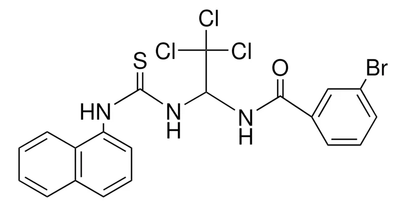 Sigma-Aldrich 3-BROMO-N-(2,2,2-TRICHLORO-1-(3-NAPHTHALEN-1-YL-THIOUREIDO)-ETHYL)-BENZAMIDE,AldrichCPR