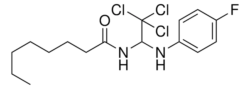 Sigma-Aldrich OCTANOIC ACID (2,2,2-TRICHLORO-1-(4-FLUORO-PHENYLAMINO)-ETHYL)-AMIDE,AldrichCPR