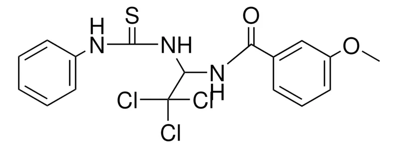 Sigma-Aldrich 3-METHOXY-N-(2,2,2-TRICHLORO-1-(3-PHENYL-THIOUREIDO)-ETHYL)-BENZAMIDE，AldrichCPR