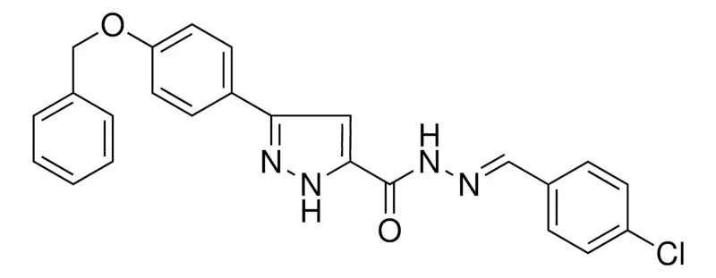 Sigma-Aldrich 5-(4-BENZYLOXY-PH)-2H-PYRAZOLE-3-CARBOXYLIC ACID (4-CL-BENZYLIDENE)-HYDRAZIDE,AldrichCPR