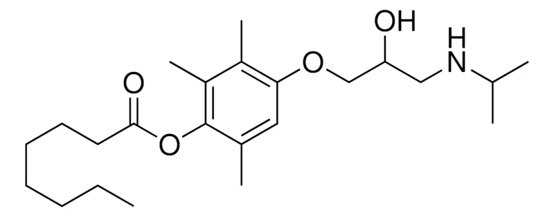 Sigma-Aldrich 4-(2-HYDROXY-3-(ISOPROPYLAMINO)PROPOXY)-2,3,6-TRIMETHYLPHENYL OCTANOATE,AldrichCPR
