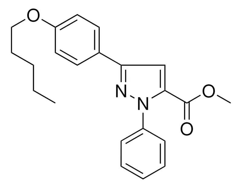 Sigma-Aldrich METHYL 3-(4-(PENTYLOXY)PHENYL)-1-PHENYL-1H-PYRAZOLE-5-CARBOXYLATE,AldrichCPR