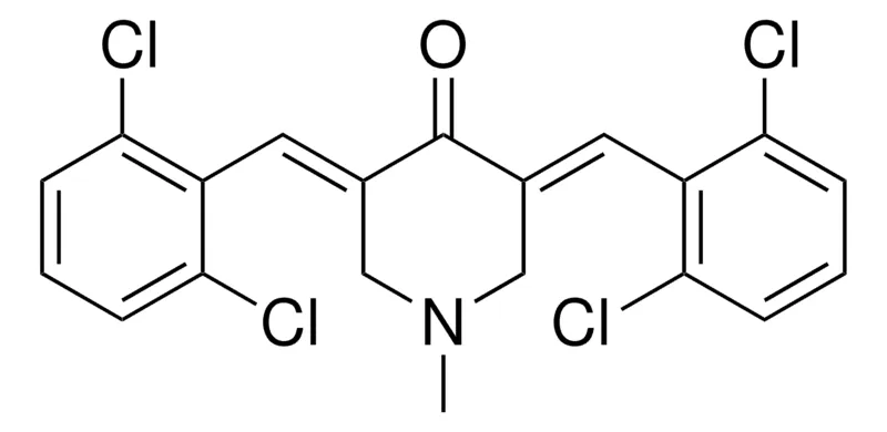 Sigma-Aldrich 3,5-BIS(2,6-DICHLOROBENZYLIDENE)-1-METHYL-4-PIPERIDINONE,AldrichCPR
