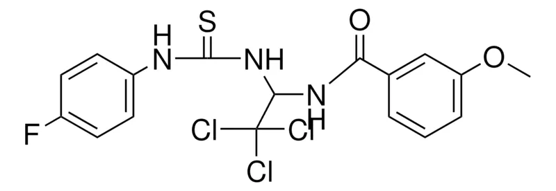 Sigma-Aldrich 3-METHOXY-N-(2,2,2-TRICHLORO-1-(3-(4-FLUORO-PHENYL)-THIOUREIDO)-ETHYL)-BENZAMIDE，AldrichCPR