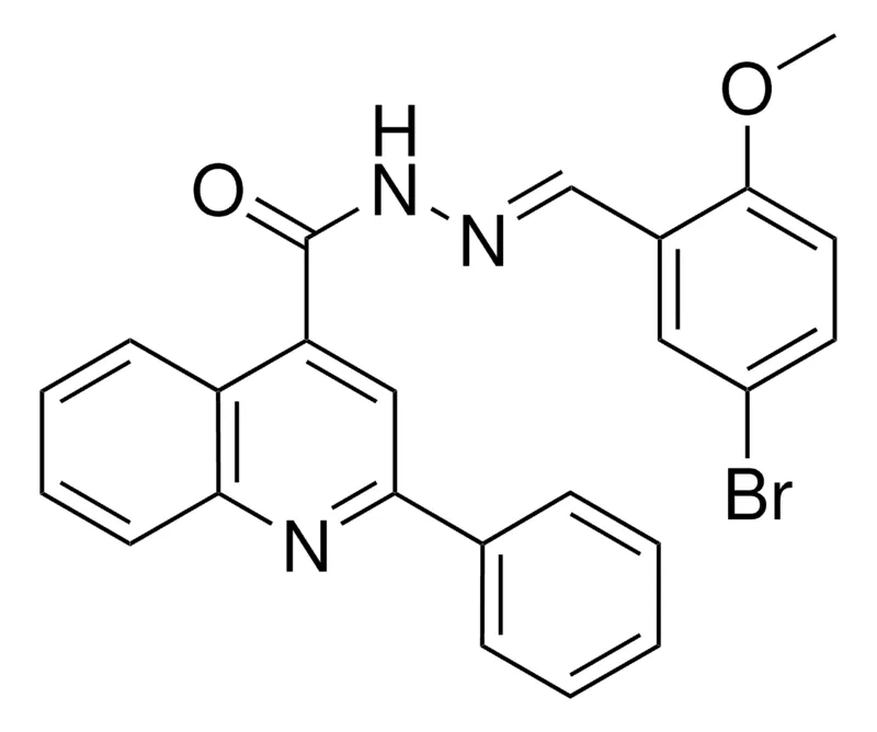 Sigma-Aldrich 2-PHENYL-QUINOLINE-4-CARBOXYLIC ACID (5-BROMO-2-METHOXY-BENZYLIDENE)-HYDRAZIDE,AldrichCPR