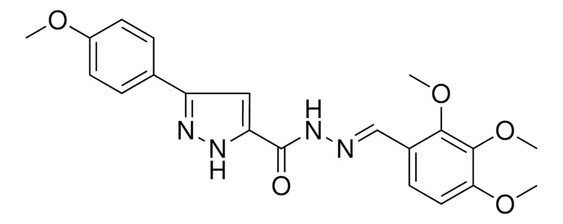 Sigma-Aldrich 5-(4-MEO-PH)-2H-PYRAZOLE-3-CARBOXYLIC ACID (2,3,4-TRI-MEO-BENZYLIDENE)-HYDRAZIDE,AldrichCPR