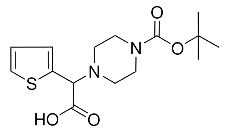 Sigma-Aldrich (4-(TERT-BUTOXYCARBONYL)-1-PIPERAZINYL)(2-THIENYL)ACETIC ACID,AldrichCPR