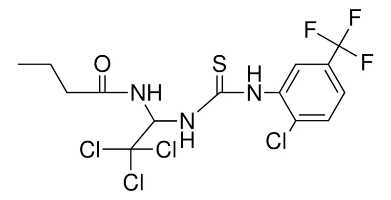 Sigma-Aldrich N-(2,2,2-TRICHLORO-1-(3-(2-CL-5-TRIFLUOROMETHYL-PH)-THIOUREIDO)-ET)-BUTYRAMIDE，AldrichCPR