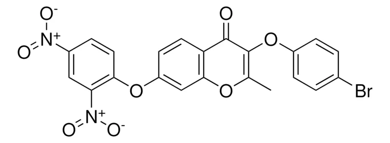 Sigma-Aldrich 3-(4-BROMO-PHENOXY)-7-(2,4-DINITRO-PHENOXY)-2-METHYL-CHROMEN-4-ONE,AldrichCPR