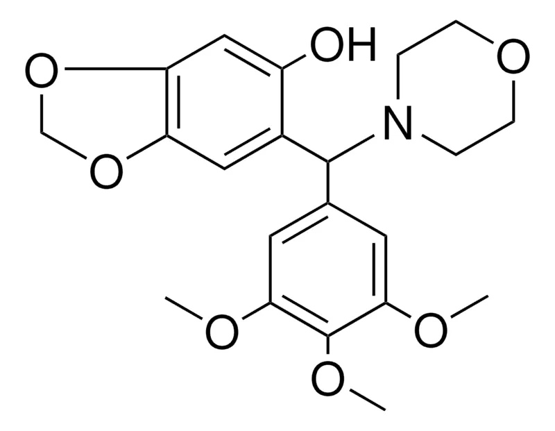 Sigma-Aldrich 6-(MORPHOLIN-4-YL-(3,4,5-TRIMETHOXY-PHENYL)-METHYL)-BENZO(1,3)DIOXOL-5-OL,AldrichCPR