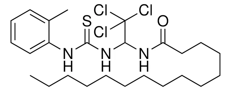 Sigma-Aldrich PENTADECANOIC ACID (2,2,2-TRICHLORO-1-(3-O-TOLYL-THIOUREIDO)-ETHYL)-AMIDE,AldrichCPR
