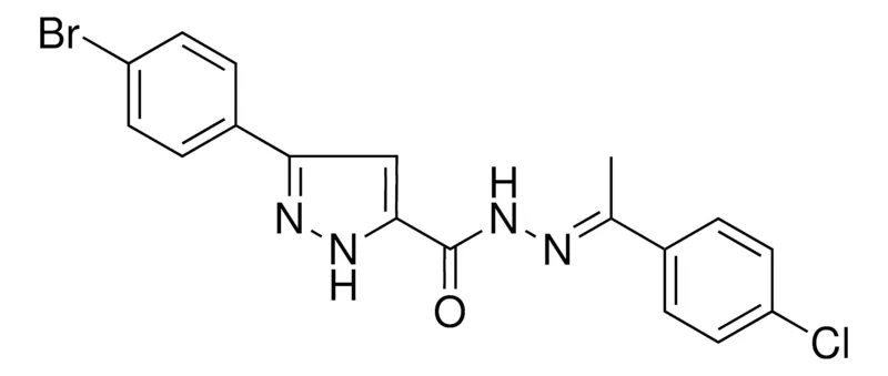 Sigma-Aldrich 5-(4-BR-PH)-2H-PYRAZOLE-3-CARBOXYLIC ACID (1-(4-CL-PHENYL)-ETHYLIDENE)-HYDRAZIDE,AldrichCPR
