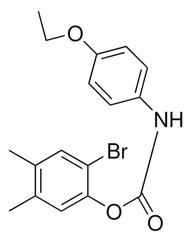 Sigma-Aldrich 2-BROMO-4,5-DIMETHYLPHENYL N-(4-ETHOXYPHENYL)CARBAMATE,AldrichCPR