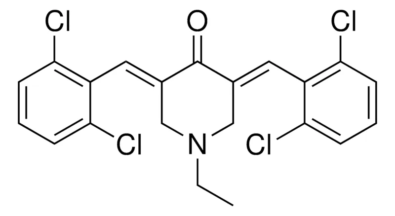 Sigma-Aldrich 3,5-BIS(2,6-DICHLOROBENZYLIDENE)-1-ETHYL-4-PIPERIDINONE,AldrichCPR