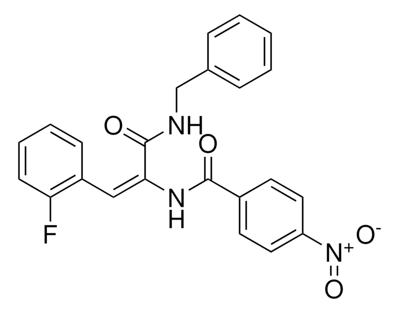 Sigma-Aldrich N-(1-BENZYLCARBAMOYL-2-(2-FLUORO-PHENYL)-VINYL)-4-NITRO-BENZAMIDE,AldrichCPR