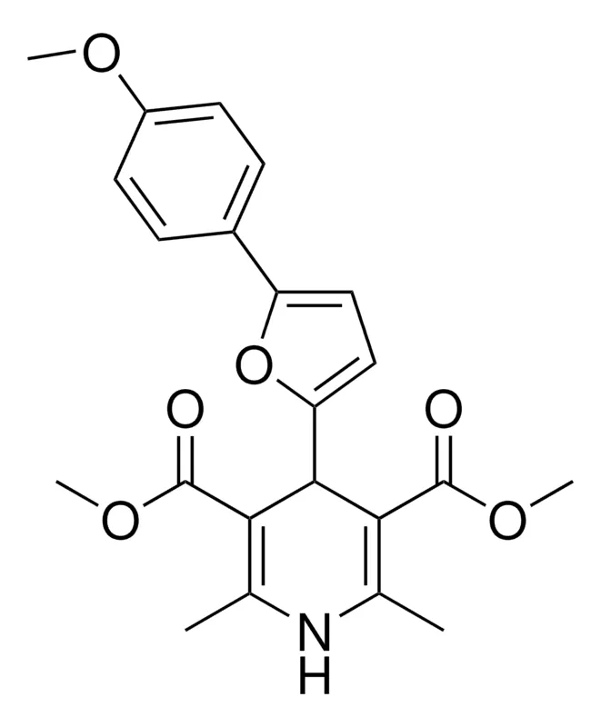 Sigma-Aldrich DIMETHYL 4-(5-(4-METHOXYPHENYL)-2-FURYL)-2,6-DIMETHYL-1,4-DIHYDRO-3,5-PYRIDINEDICARBOXYLATE,AldrichCPR
