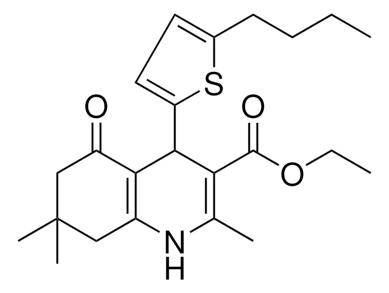 Sigma-Aldrich ETHYL 4-(5-BUTYL-2-THIENYL)-2,7,7-TRIMETHYL-5-OXO-1,4,5,6,7,8-HEXAHYDRO-3-QUINOLINECARBOXYLATE，AldrichCPR