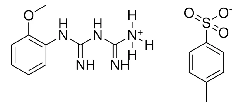 Sigma-Aldrich IMINO((IMINO(2-METHOXYANILINO)ME)AMINO)METHANAMINIUM 4-METHYLBENZENESULFONATE，AldrichCPR