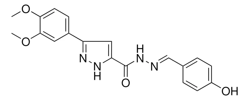 Sigma-Aldrich 5-(3,4-DIMETHOXY-PH)-2H-PYRAZOLE-3-CARBOXYLIC ACID (4-HO-BENZYLIDENE)-HYDRAZIDE，AldrichCPR