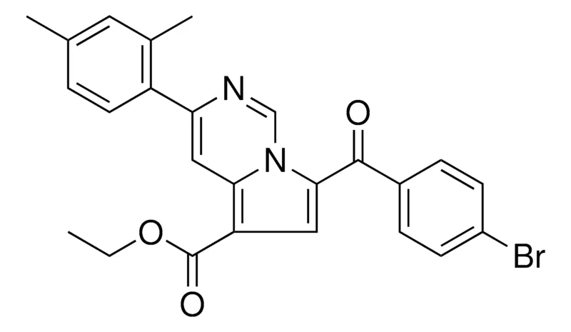 Sigma-Aldrich ET 7-(4-BR-BENZOYL)-3-(2,4-DIMETHYLPHENYL)PYRROLO(1,2-C)PYRIMIDINE-5-CARBOXYLATE,AldrichCPR