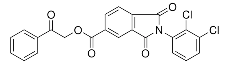 Sigma-Aldrich 2-OXO-2-PHENYLETHYL 2-(2,3-DICHLOROPHENYL)-1,3-DIOXO-5-ISOINDOLINECARBOXYLATE,AldrichCPR