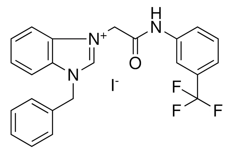 Sigma-Aldrich 3-BENZYL-1-(2-OXO-2-(3-(TRI-F-ME)ANILINO)ETHYL)-3H-BENZIMIDAZOL-1-IUM IODIDE,AldrichCPR