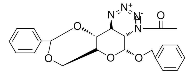Sigma-Aldrich N-(8-AZIDO-6-BENZYLOXY-2-PH-HEXAHYDRO-PYRANO(3,2-D)(1,3)DIOXIN-7-YL)-ACETAMIDE,AldrichCPR
