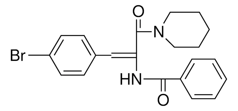 Sigma-Aldrich N-(2-(4-BROMO-PHENYL)-1-(PIPERIDINE-1-CARBONYL)-VINYL)-BENZAMIDE,AldrichCPR