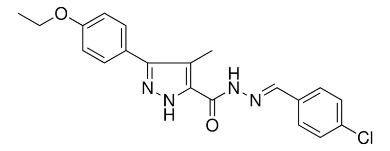 Sigma-Aldrich 5-(4-ETHOXY-PH)-4-ME-2H-PYRAZOLE-3-CARBOXYLIC ACID (4-CL-BENZYLIDENE)-HYDRAZIDE，AldrichCPR