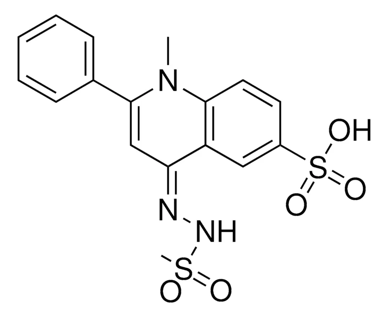 Sigma-Aldrich METHANESULFONIC ACID (1-METHYL-2-PHENYL-6-SULFO-4(1H)-QUINOLYLIDENE) HYDRAZIDE，AldrichCPR