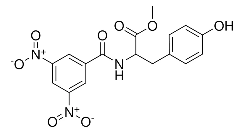 Sigma-Aldrich 2-(3,5-DINITRO-BENZOYLAMINO)-3-(4-HYDROXY-PHENYL)-PROPIONIC ACID METHYL ESTER,AldrichCPR