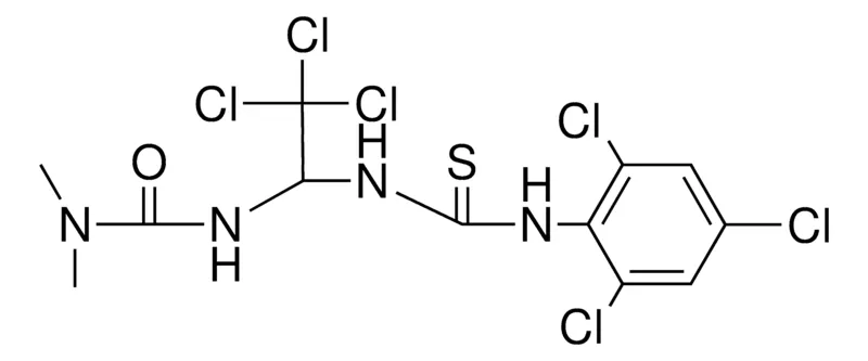 Sigma-Aldrich 1,1-DIMETHYL-3-(2,2,2-TRICHLORO-1-(3-(2,4,6-TRICHLORO-PH)-THIOUREIDO)-ET)-UREA,AldrichCPR