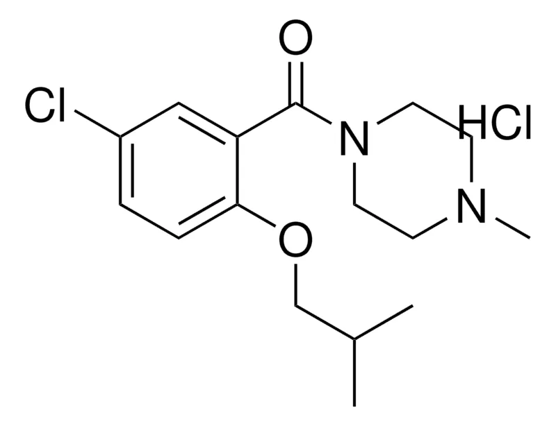 Sigma-Aldrich (5-CL-2-ISOBUTOXY-PHENYL)-(4-METHYL-PIPERAZIN-1-YL)-METHANONE, HYDROCHLORIDE,AldrichCPR