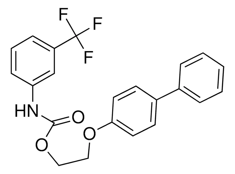 Sigma-Aldrich 2-(4-BIPHENYLOXY)ETHYL N-(3-(TRIFLUOROMETHYL)PHENYL)CARBAMATE,AldrichCPR