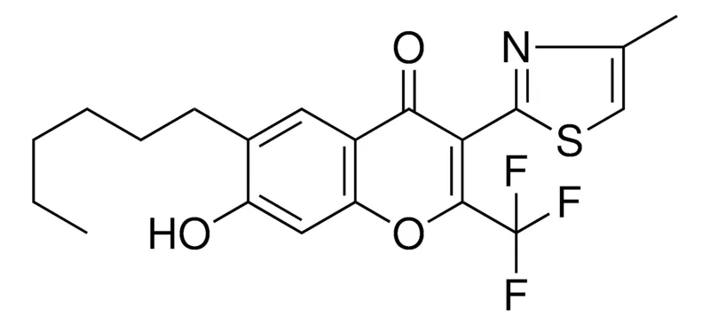 Sigma-Aldrich 6-HEXYL-7-HYDROXY-3-(4-METHYL-THIAZOL-2-YL)-2-TRIFLUOROMETHYL-CHROMEN-4-ONE,AldrichCPR