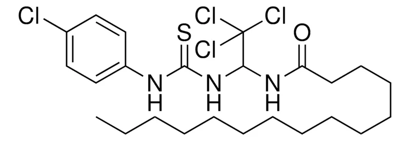 Sigma-Aldrich PENTADECANOIC ACID (2,2,2-TRICHLORO-1-(3-(4-CL-PHENYL)-THIOUREIDO)-ETHYL)-AMIDE,AldrichCPR