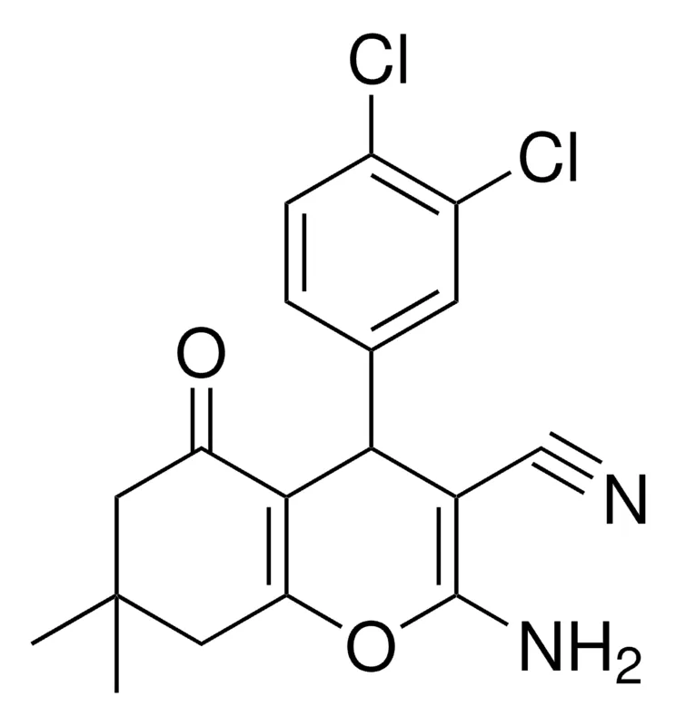 Sigma-Aldrich 2-AMINO-4-(3,4-DICHLOROPHENYL)-7,7-DIMETHYL-5-OXO-5,6,7,8-TETRAHYDRO-4H-CHROMENE-3-CARBONITRILE,AldrichCPR