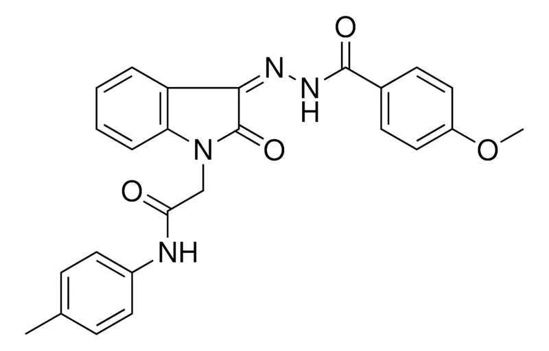 Sigma-Aldrich 2-(3-((4-MEO-BENZOYL)HYDRAZONO)-2-OXO-2,3-DIHYDRO-INDOL-1-YL)N-P-TOLYL-ACETAMIDE,AldrichCPR
