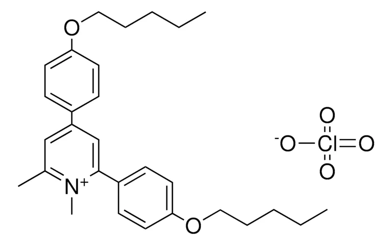 Sigma-Aldrich 1,2-DIMETHYL-4,6-BIS-(4-PENTYLOXY-PHENYL)-PYRIDINIUM, PERCHLORATE,AldrichCPR
