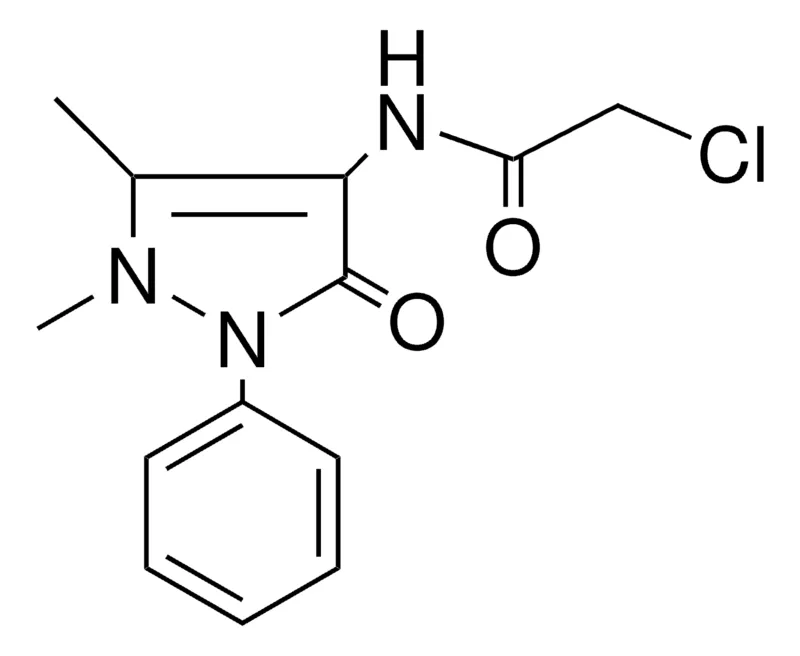 Sigma-Aldrich 2-CHLORO-N-(1,5-DIMETHYL-3-OXO-2-PHENYL-2,3-DIHYDRO-1H-PYRAZOL-4-YL)-ACETAMIDE，AldrichCPR