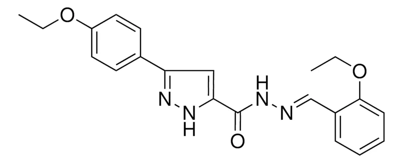 Sigma-Aldrich 5-(4-ETHOXY-PH)-2H-PYRAZOLE-3-CARBOXYLIC ACID (2-ETHOXY-BENZYLIDENE)-HYDRAZIDE,AldrichCPR