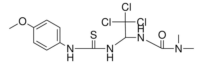 Sigma-Aldrich 1,1-DIMETHYL-3-(2,2,2-TRICHLORO-1-(3-(4-METHOXY-PHENYL)-THIOUREIDO)-ETHYL)-UREA,AldrichCPR